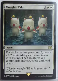 Moogles' Valor [New, Near Mint] Rare {Final Fantasy MTG} - Image 1