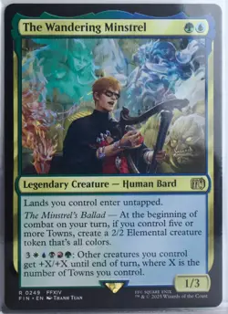 The Wandering Minstrel [New, Near Mint] Rare {Final Fantasy MTG} - Image 1