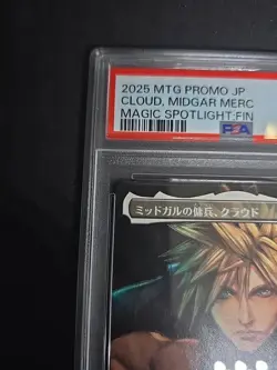 PSA 10 Cloud Midgar Mercenary MTG Final Fantasy Promo Japanese Magic Spotlight - Image 2