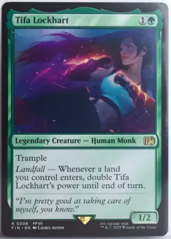 Tifa Lockhart [New, Near Mint] Rare {Final Fantasy MTG} - Image 1