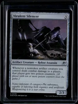 Virulent Silencer - 248 - Foil - EOE - NM - MTG Magic the Gathering - Image 1