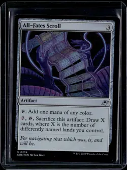 All-Fates Scroll - 234 - Foil - EOE - NM - MTG Magic the Gathering - Image 1