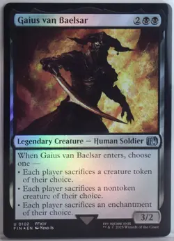 Gaius van Baelsar [New, Near Mint] *Foil* {Final Fantasy MTG} - Image 1