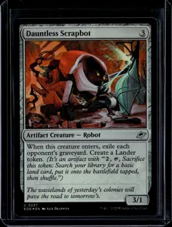 Dauntless Scrapbot - 237 - Foil - EOE - NM - MTG Magic the Gathering - Image 1