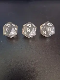 Magic The Gathering MTG Premium Graveborn D20 Dice Die Spindown - Qty: ONE (1) - Image 2