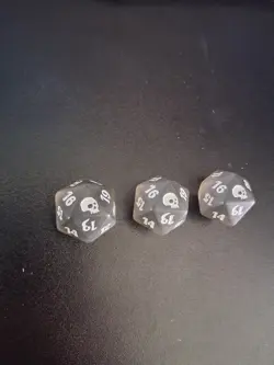 Magic The Gathering MTG Premium Graveborn D20 Dice Die Spindown - Qty: ONE (1) - Image 3