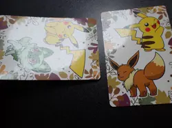 Pokemon Card Pronto Promo 2 SET Holo Pikachu Sprigatito Eevee #5142 NM/EX - Image 3