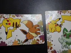 Pokemon Card Pronto Promo 2 SET Holo Pikachu Sprigatito Eevee #5142 NM/EX - Image 4