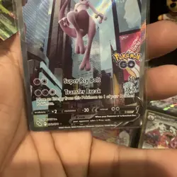 Pokemon TCG Mewtwo v Alt Art Full Art Holo Ultra Rare Card 072/078 Pokemon Go - Image 3