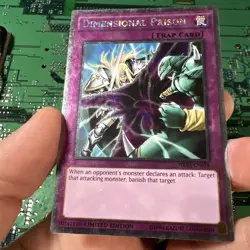 Dimensional Prison - NKRT-EN034 - Platinum Rare 1st Edition Yugioh Card - Image 1