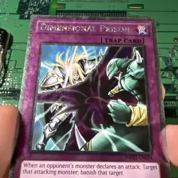 Dimensional Prison - NKRT-EN034 - Platinum Rare 1st Edition Yugioh Card - Image 9