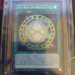 YuGiOh The Seal of Orichalcos MAMA-EN111 1st Edition Secret Pharaoh's Rare - Image 1