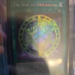 YuGiOh The Seal of Orichalcos MAMA-EN111 1st Edition Secret Pharaoh's Rare - Image 2