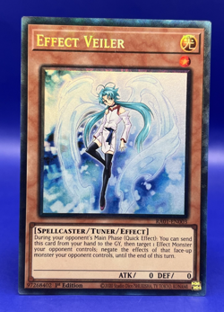 Yugioh Effect Veiler RA01-EN003 Prismatic Collector Rare 1st Ed NM - Image 1