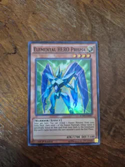 Yugioh Elemental HERO Prisma FUEN-EN047 Super Rare 1st Ed NM - Image 1