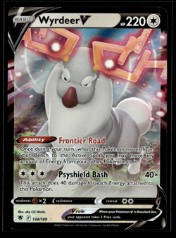 134/189 WYRDEER V ULTRA RARE ASTRAL RADIANCE POKEMON CARD - Image 1
