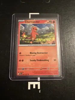 Charmander 007/091 SV Paldean Fates NM Pokemon card Promo Card Holo - Image 1