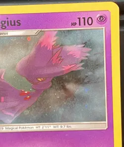 MISMAGIUS SM222 Promo Sun Moon Holofoil Rare Pokemon Card Near Mint - Image 2