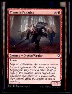Magic: The Gathering Tiamat's Fanatics Battle for Baldur's Gate 5 Card Lot - Image 1