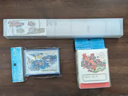 Pokemon Center Japan: Mat, Deck Shield, Card Sleeves 64 OTENKI TEAM Rain Shower - Image 1