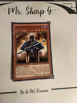 ERFAHRENER DUNKLER MAGIER - 1. AUFLAGE YSYR-DE013 DEUTSCH Yu-Gi-Oh! CARD COMMON - Image 2