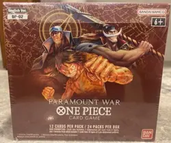 One Piece Card Game - Paramount War OP-02 Empty Booster Box Only 4549660860488 - Image 1