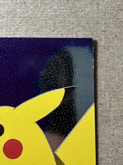 Vintage 1999 Pokemon Card Pikachu TV2 #25 Topps Series 1 Foil Black Label - LP - Image 4