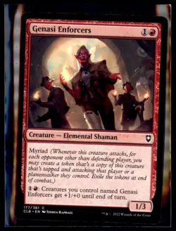Magic: The Gathering Genasi Enforcers Battle for Baldur's Gate 5 Card Lot - Image 1
