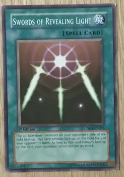 Yu-Gi-Oh Card Sword of Revealing Light Spell - Image 1