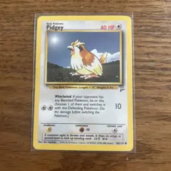 Pokemon BASE SET 2 Card 86/130 Pidgey - Image 1