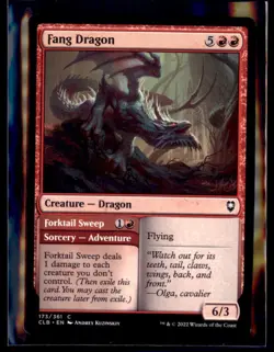 Magic: The Gathering Fang Dragon Battle for Baldur's Gate 5 Card Lot - Image 1