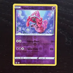 Tapu Lele 064/159 Pokemon Crown Zenith Sword & Shield Reverse Holo Rare Card NM - Image 1