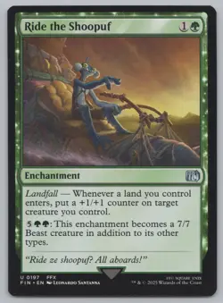 MTG Playset (4) - Final Fantasy - Ride the Shoopuf #197 -j465 - Image 2