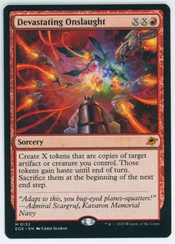 Devastating Onslaught 0132 EOE NM/MT [Edge of Eternities:MTG] - Image 1