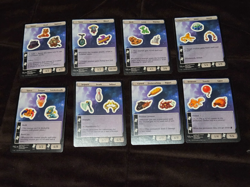 MTG Unfinity Sticker Cards x8 STORM/LASER/CAT/BALOON/BLOOD - Image 1