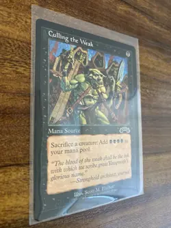 MTG✨CULLING THE WEAK✨Exodus NM/MINT UNCOMMON 1998 S. Fischer Art UNPLAYED ! - Image 3