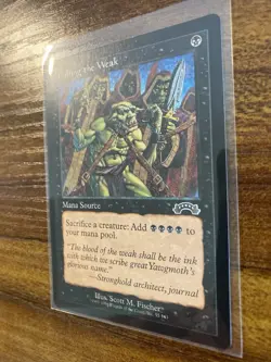 MTG✨CULLING THE WEAK✨Exodus NM/MINT UNCOMMON 1998 S. Fischer Art UNPLAYED ! - Image 4