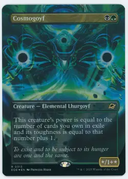 Cosmogoyf Borderless Foil 0313 EOE NM/MT [Edge of Eternities:MTG] - Image 1
