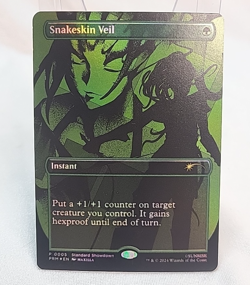 Snakeskin Veil Cowboy Bebop Foil Promo MTG NM Near Mint Fast Shipping Canadian - Image 1