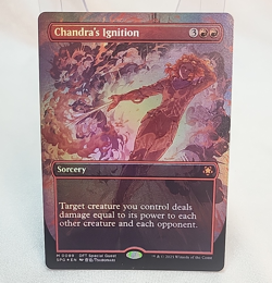 Chandra's Ignition MTG Special Guest Foil Borderless NM Near Mint Fast Shipping - Image 1