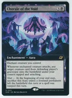 Chorale of the Void Extended Art Foil 0331 EOE NM/MT [Edge of Eternities:MTG] - Image 1