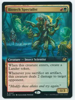 Biotech Specialist Extended Art Foil 0347 EOE NM/MT [Edge of Eternities:MTG] - Image 1