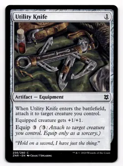 MTG Magic the Gathering Utility Knife (256/280) Zendikar Rising - Image 1