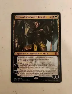 Nissa of Shadowed Boughs Zendikar Rising Regular MTG - Image 1
