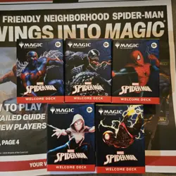 Sdcc 2025 Magic The Gathering MTG Spider-Man Welcome Deck Complete Set - Image 2