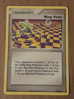 Pokemon Warp Point 93/115 ex Unseen Forces NM See Pictures - Image 1