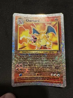 2002 Pokemon Legendary Collection CHARIZARD 3/110 Reverse Holo Foil WOTC - Image 1