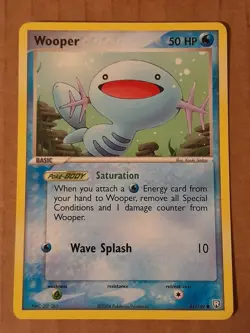 Pokemon Wooper 81/109 Team Rocket Returns NM See Pictures - Image 1