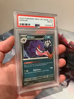GENGAR - PSA NM 8- 2024 Pokemon Trick or Trade #057/091 QTY - Image 1