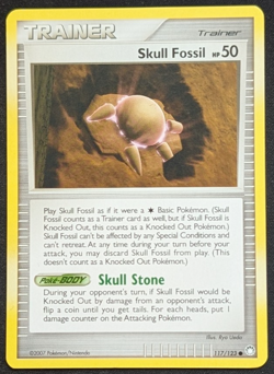 Pokemon TCG - Skull Fossil 117/123 - Mysterious Treasures - Image 1